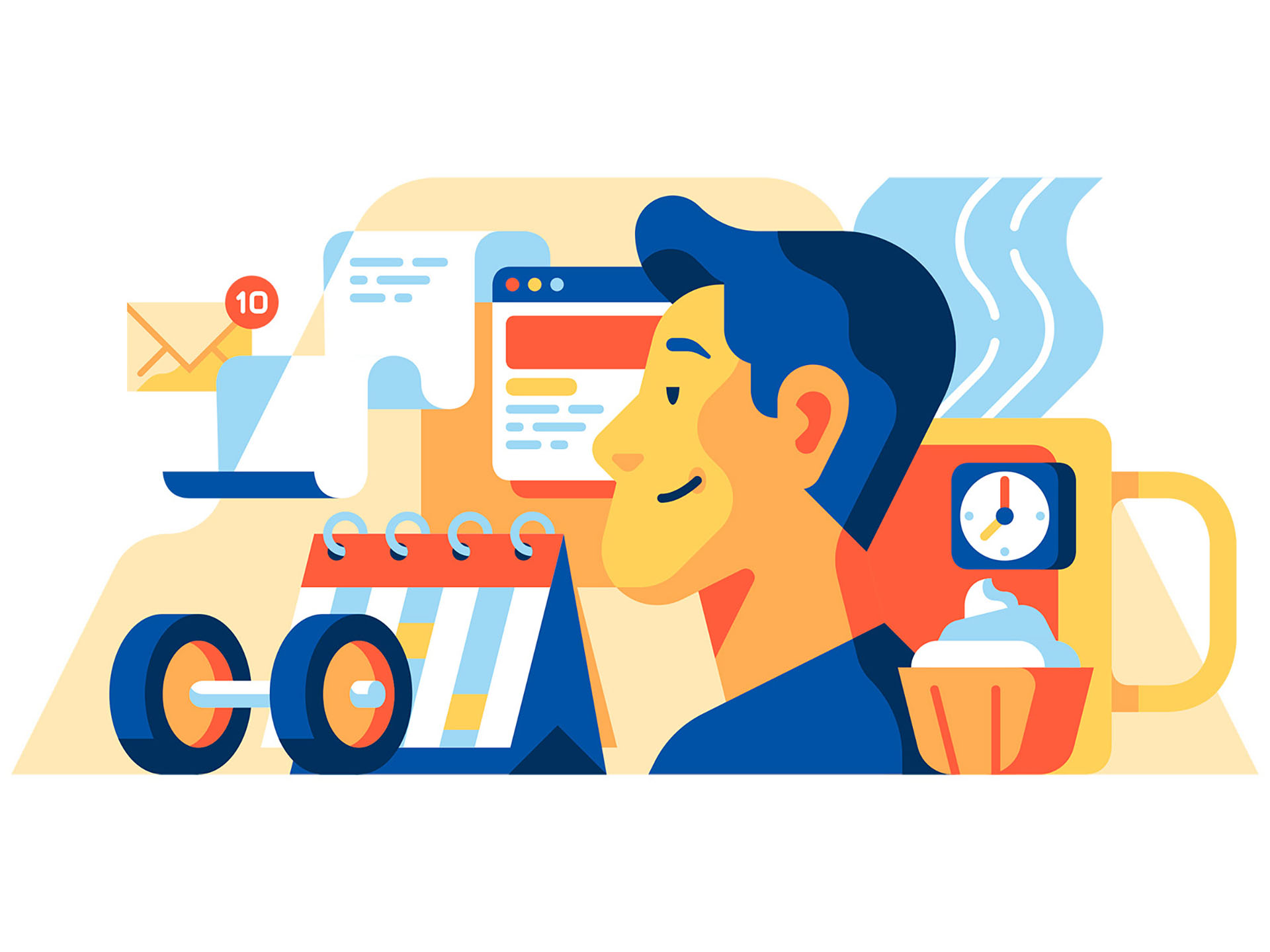 Illustrations for Quartz homepage and app on Behance (10).jpg