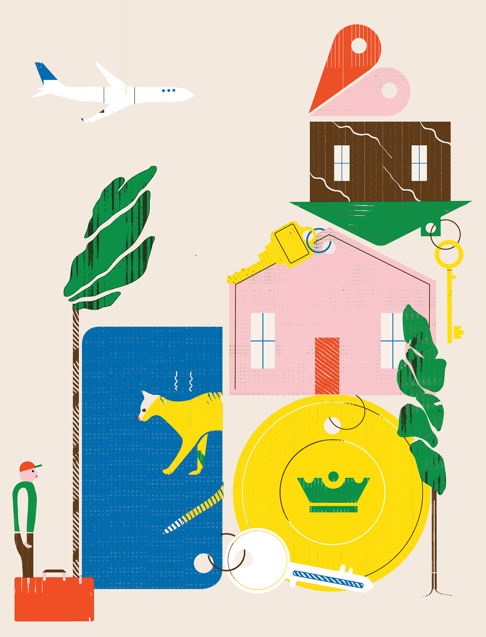 airbnb Travel housing key vintage texture funny editorial vacation col-1.jpg