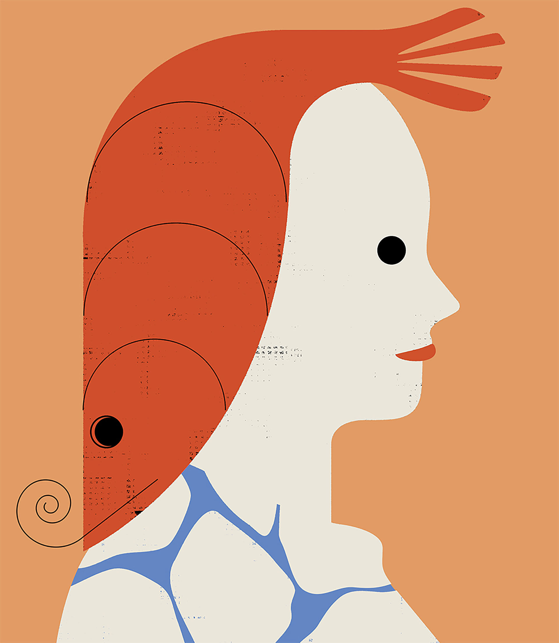 portrait Fashion  animal Retro colorful cultural people pattern funny-2.jpg