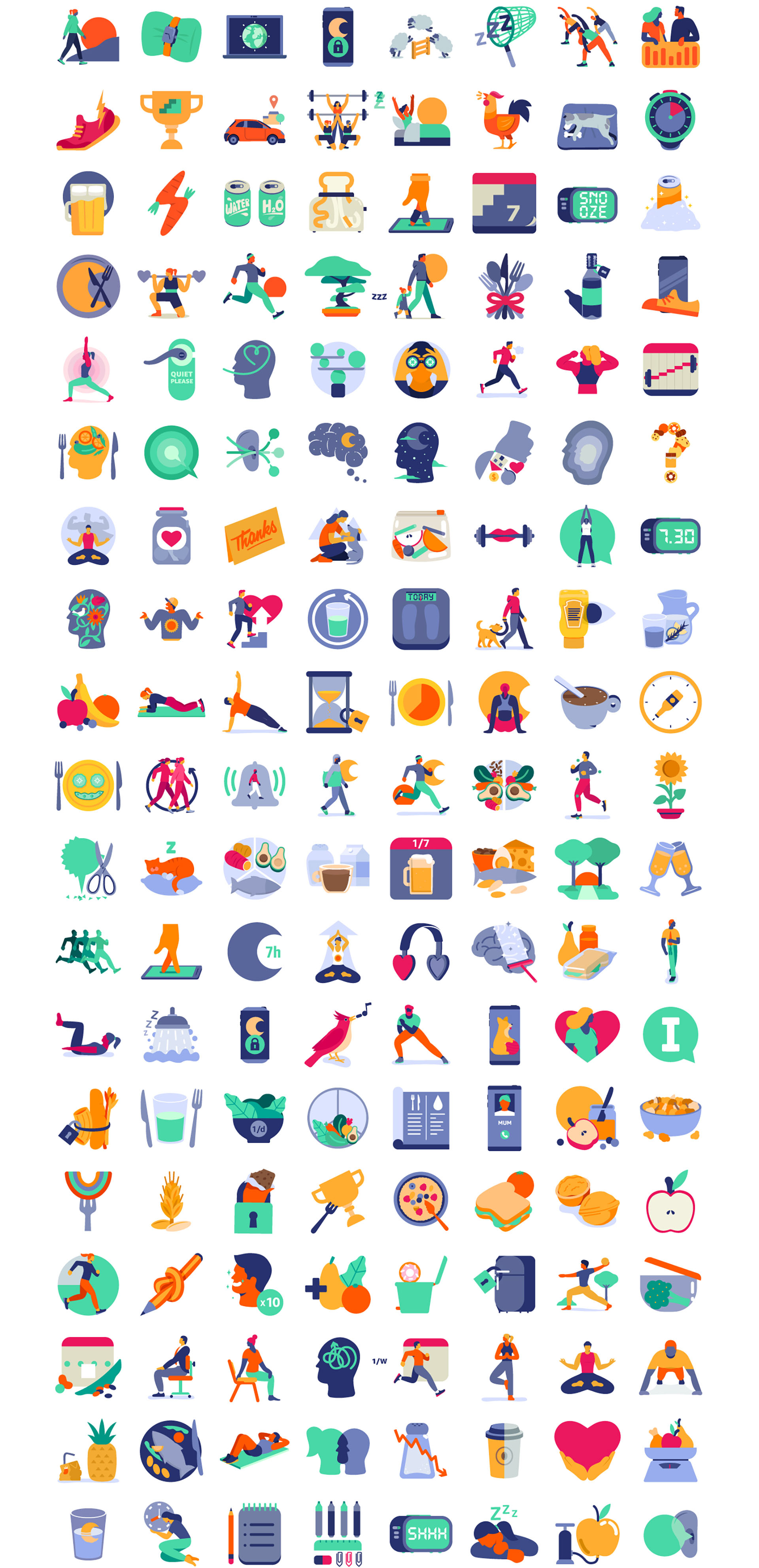 Amazon animation  app band creative direction Halo Health ILLUSTRATION (12).jpg