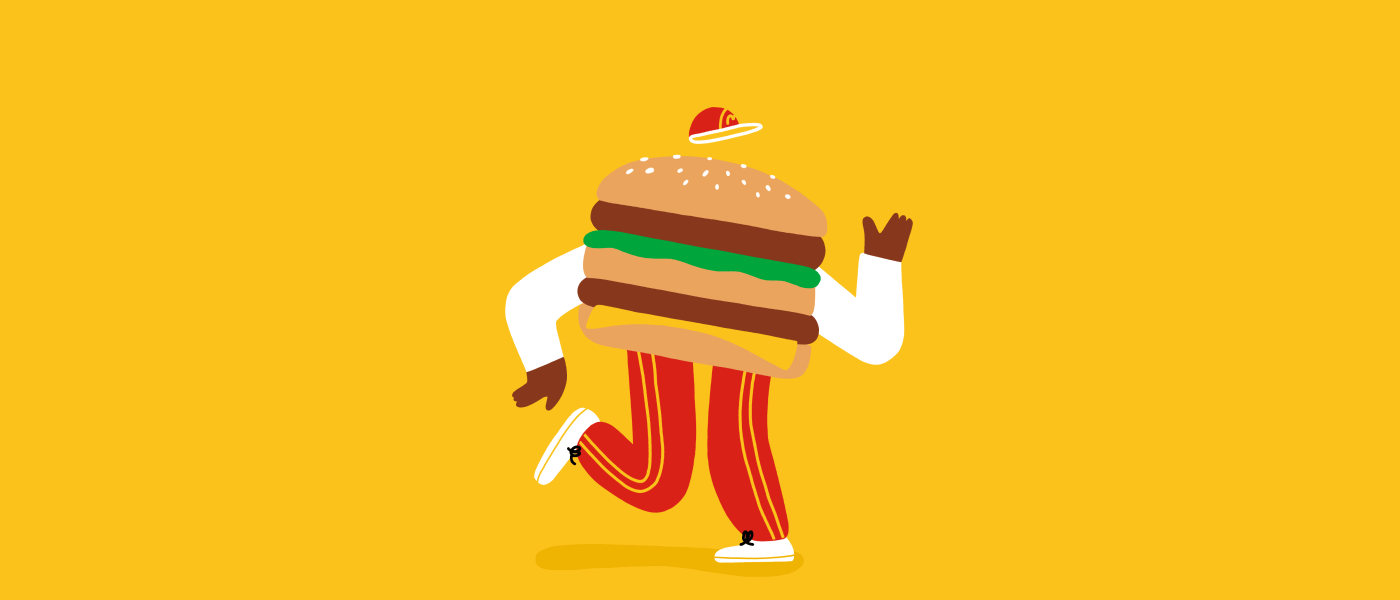 McDonalds big mac burger sandwich Food  Mc Donalds lobster ILLUSTRATIO (2).gif