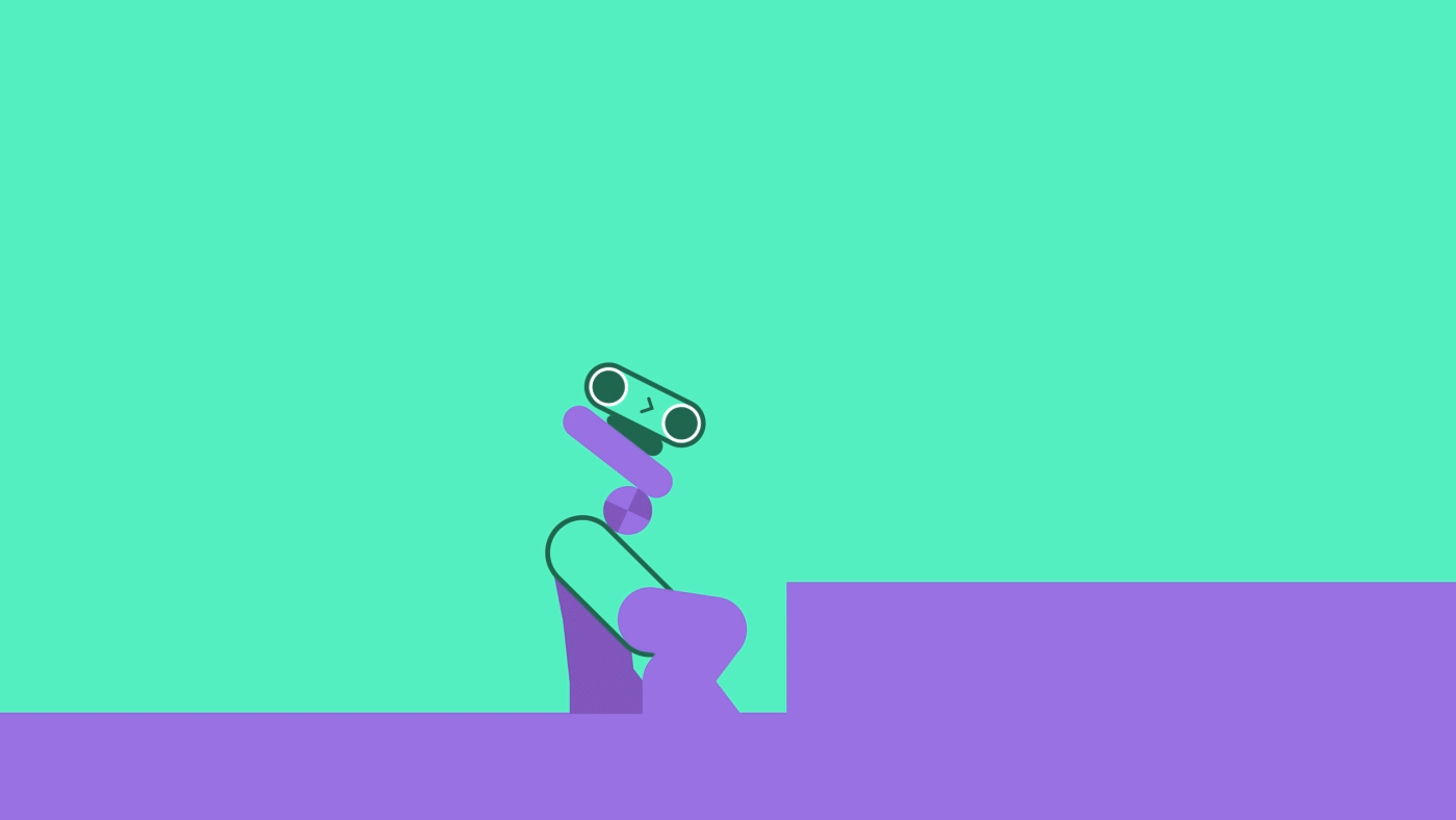 Character ball walk cycle Fall bouncing Follow Through rigging motion (3).gif