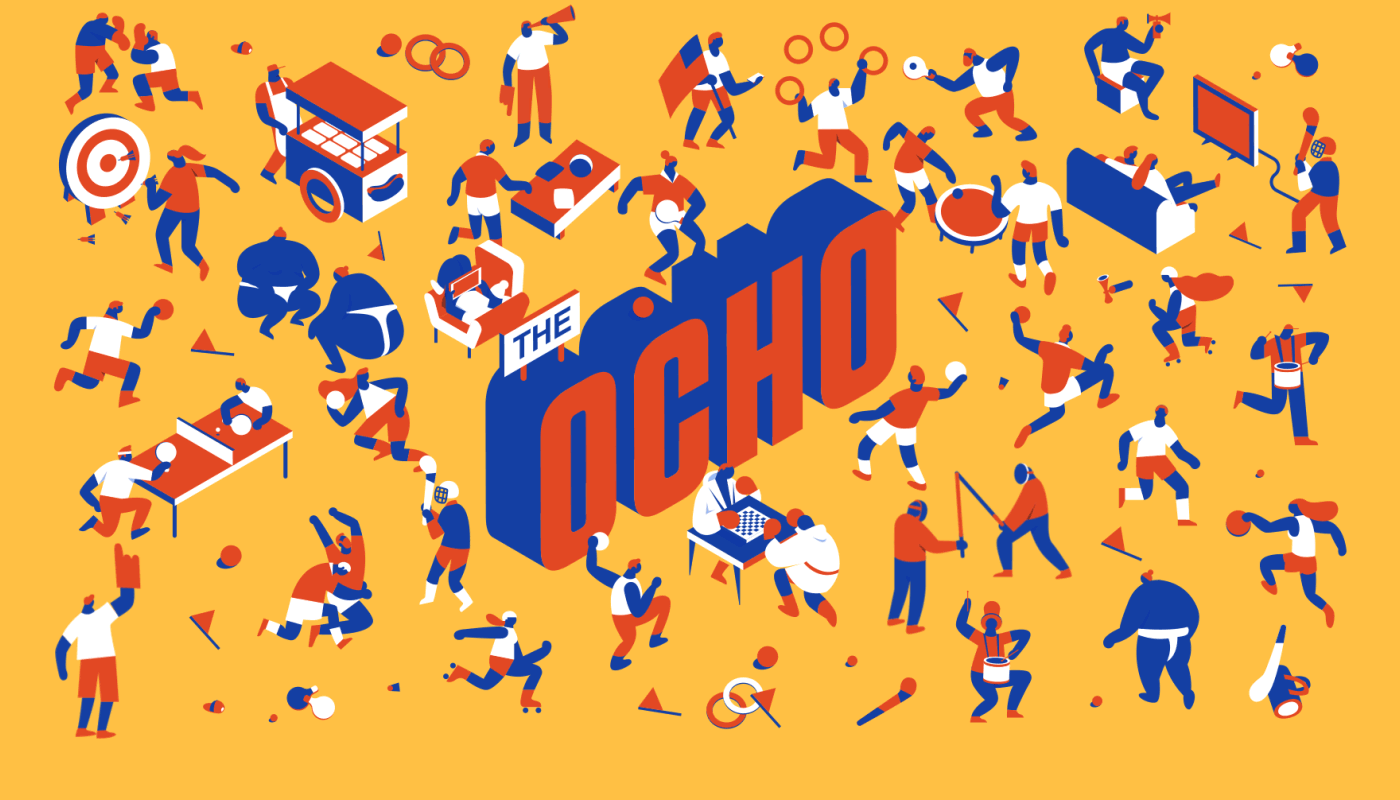 animation  ILLUSTRATION  design Advertising  sports ESPN tv Character.gif