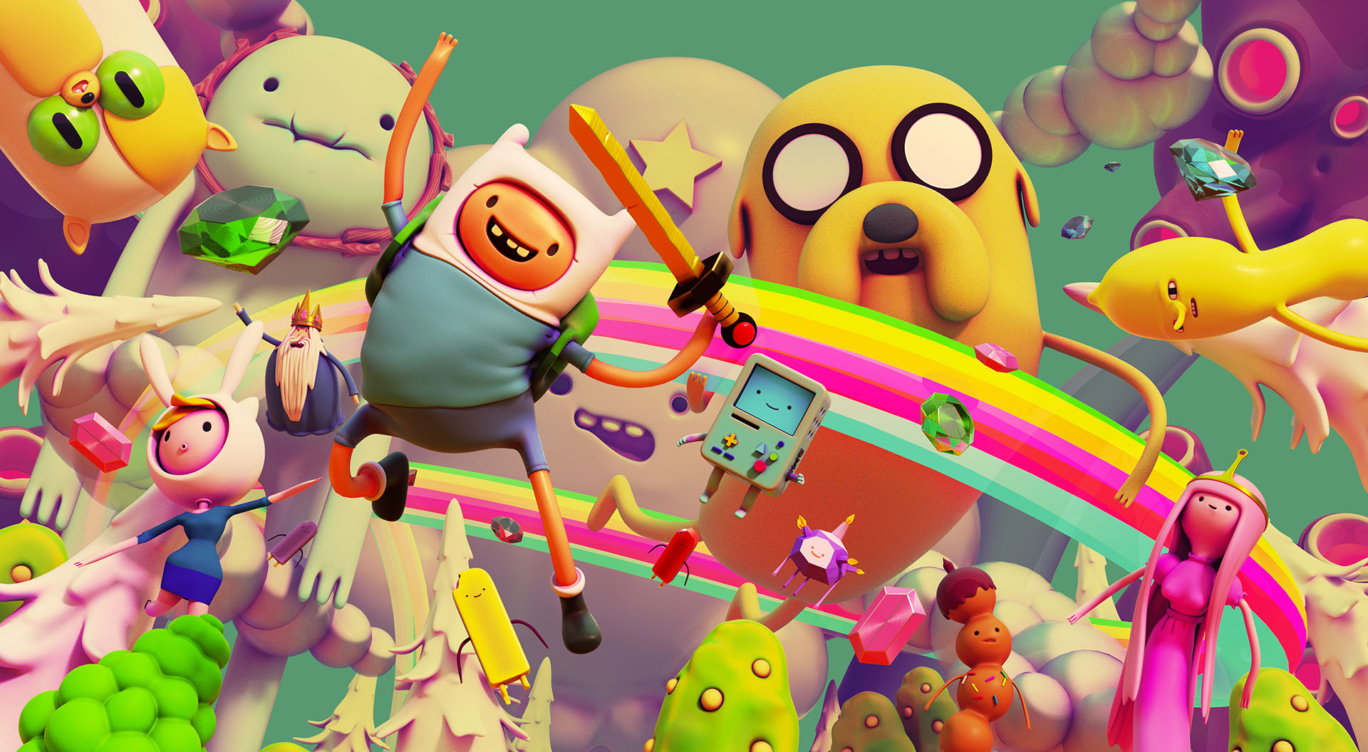 Adobe Portfolio Adventure Time futurama super mario bros fiin Jake BMO (14).jpg