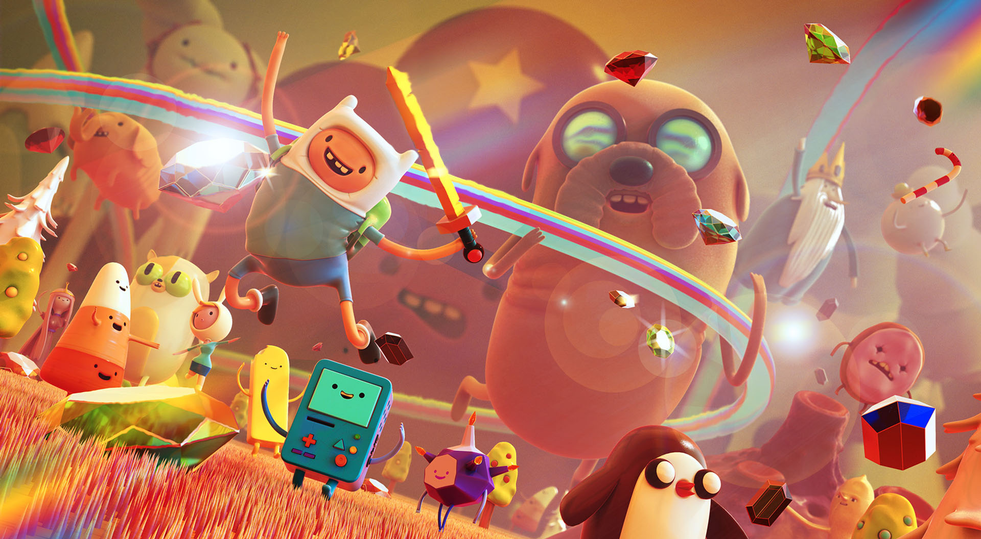 Adobe Portfolio Adventure Time futurama super mario bros fiin Jake BMO.jpg
