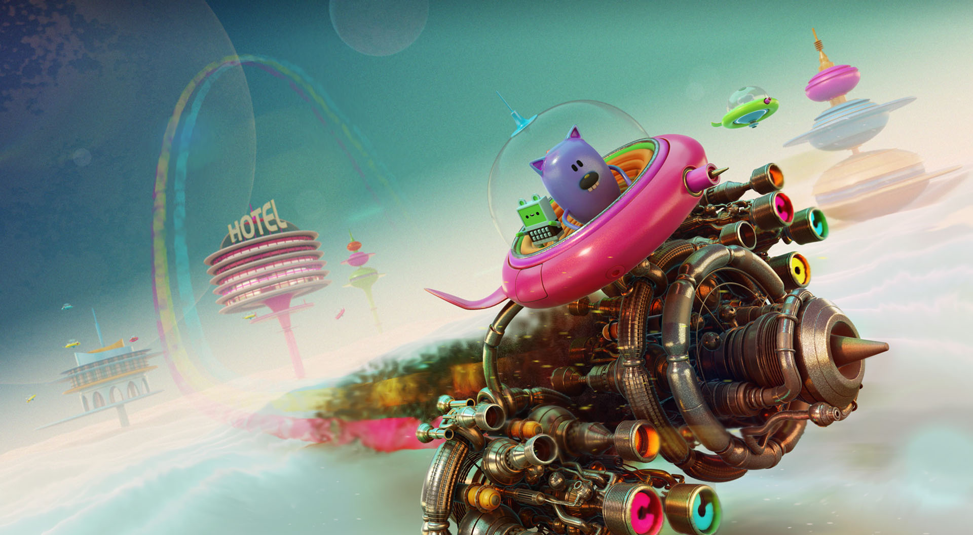 blender 3D vehicles spacesip car Sweets Candy (2).jpg