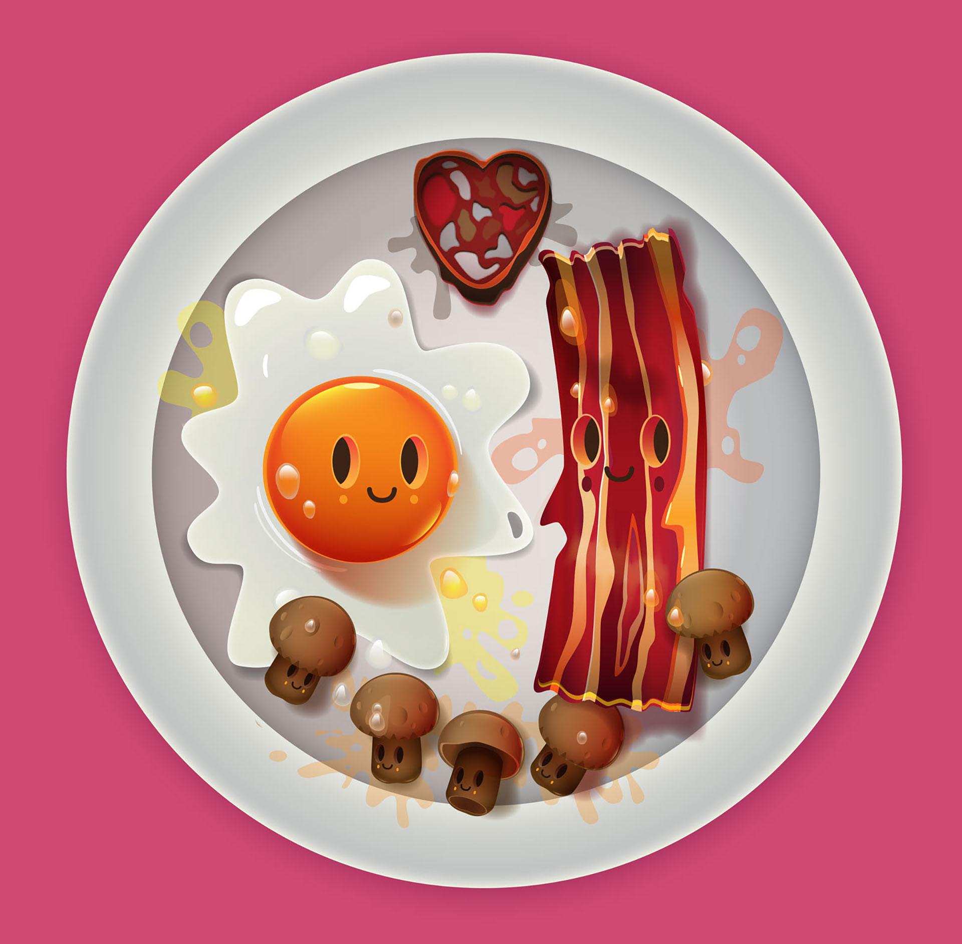 Food  eggs bacon Pizza cake Fun spaghetti Sushi ham steak chips Soup (2).jpg