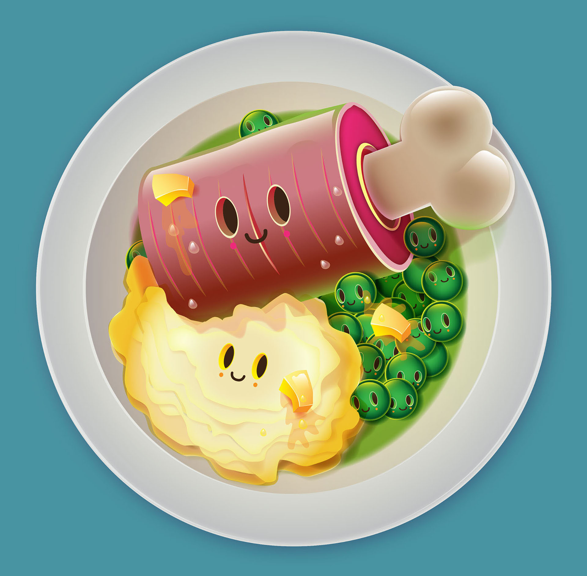 Food  eggs bacon Pizza cake Fun spaghetti Sushi ham steak chips Soup (9).jpg