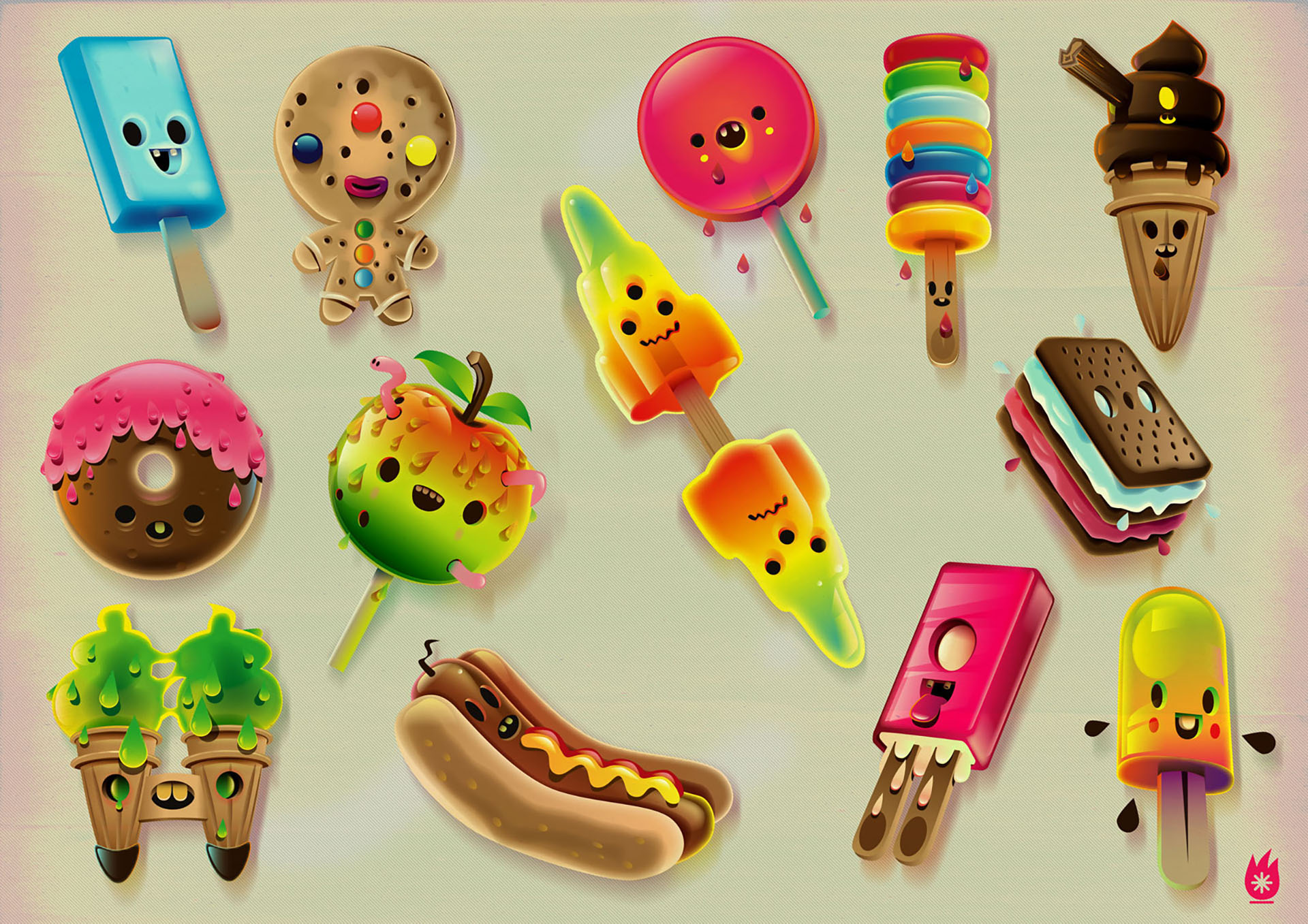 Food  eggs bacon Pizza cake Fun spaghetti Sushi ham steak chips Soup (13).jpg