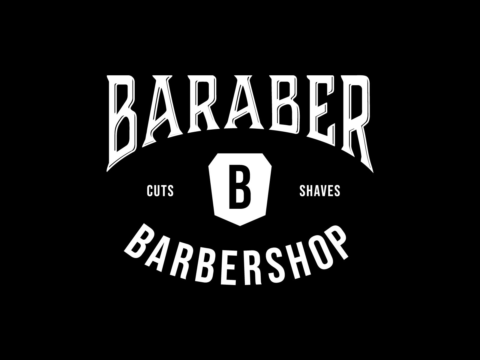Baraber logodesign monogram badge icon dark modern vintage logo vintag.jpg
