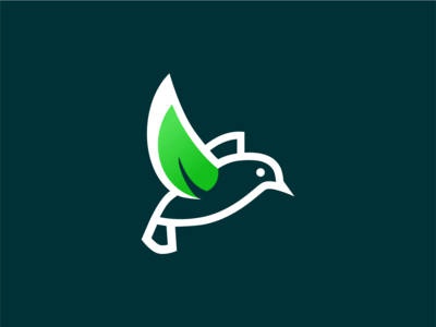 Bird Leaf Logo creative logodesigner logoshift logomark logonew logoty.jpg
