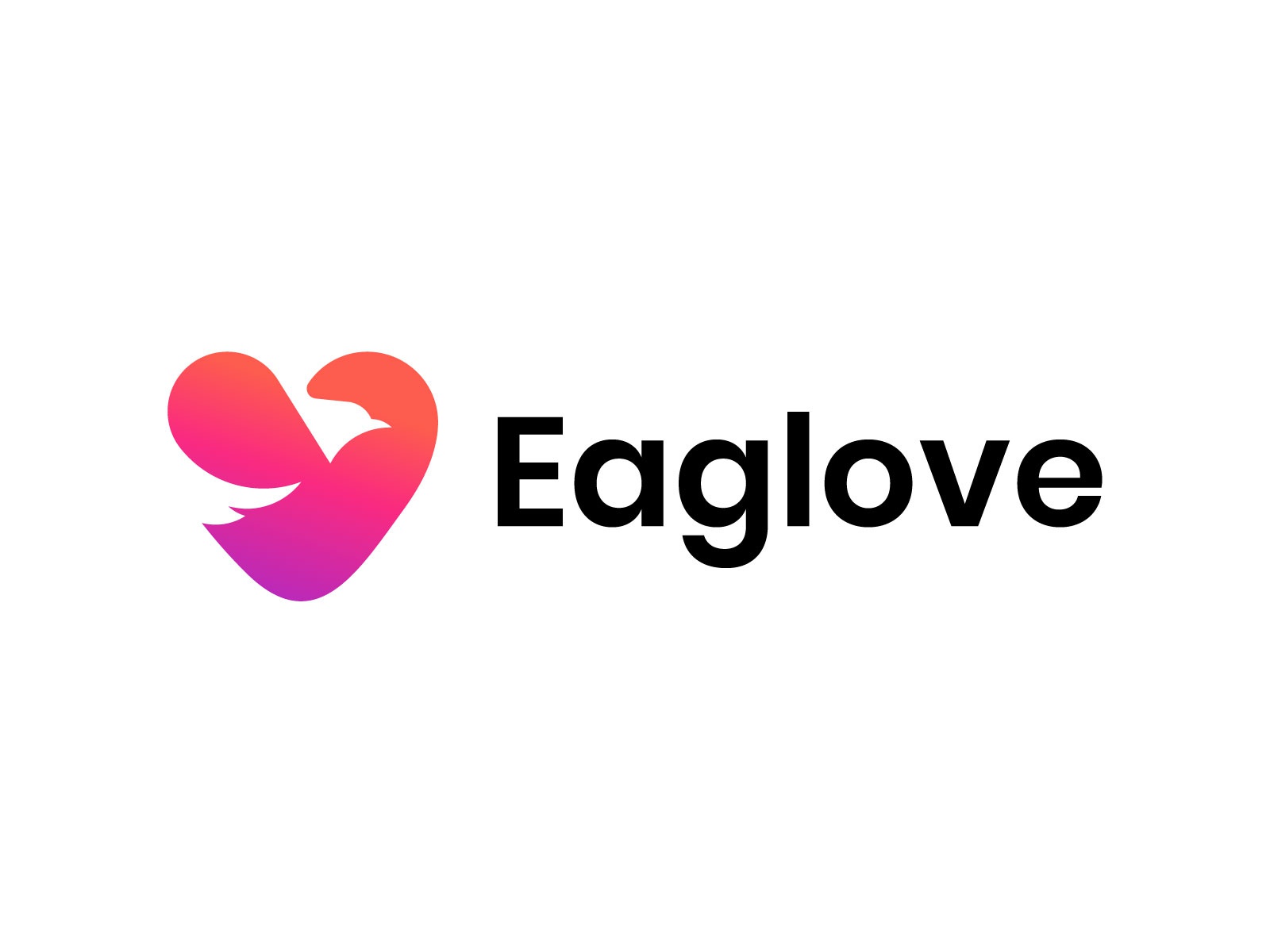 Eaglove modern logo logo mark logotype mark illustration branding symb.jpg