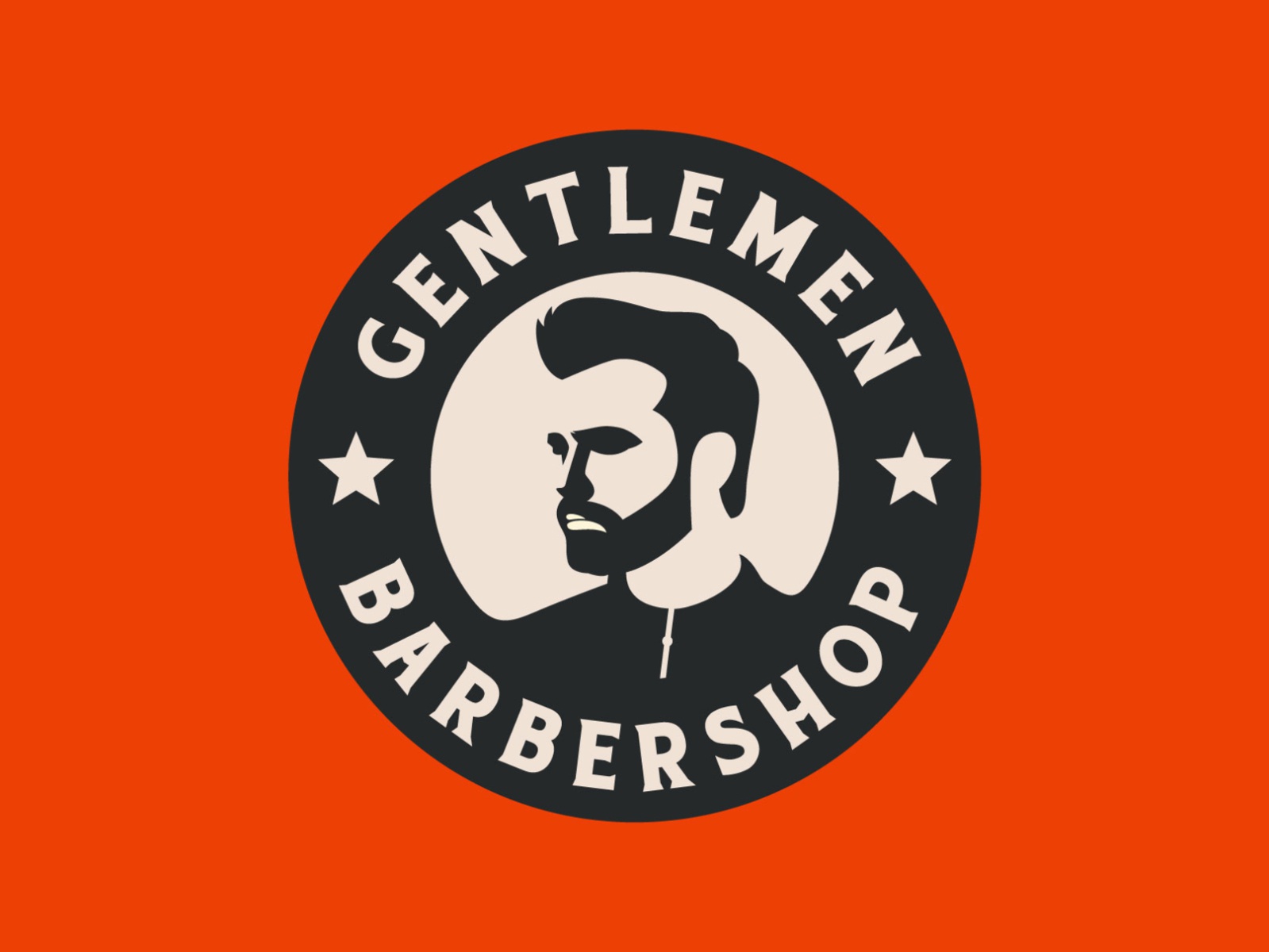 Gentlemen Barbershop typography men illustration logotype sketch logo.jpg