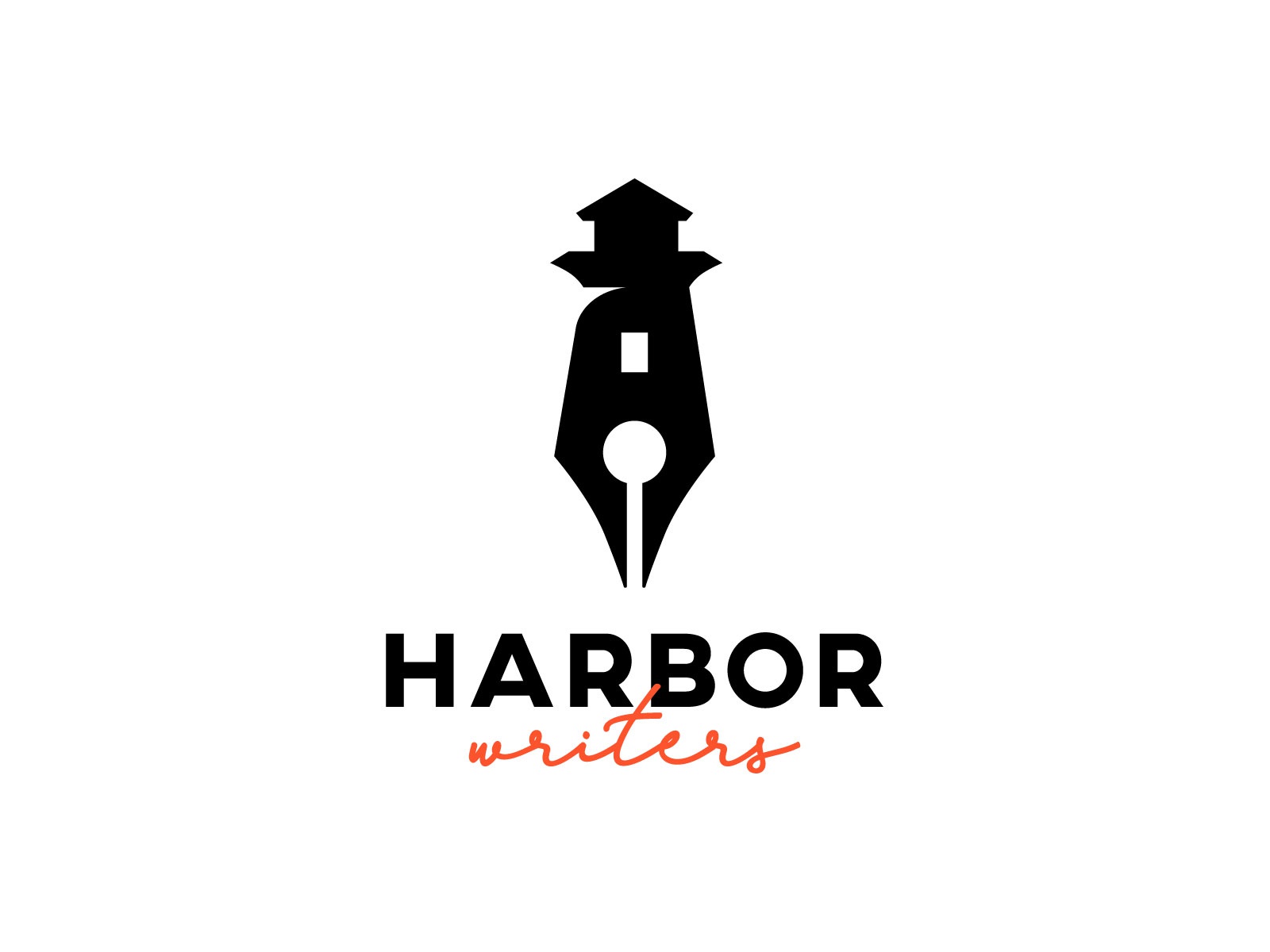 Harbor Writers pencil logo creative agency brand identity illustration.jpg