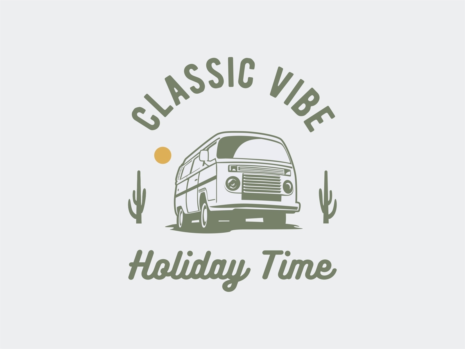 Holiday Time vehicle vector holiday sun camper van road vintage retro.jpg