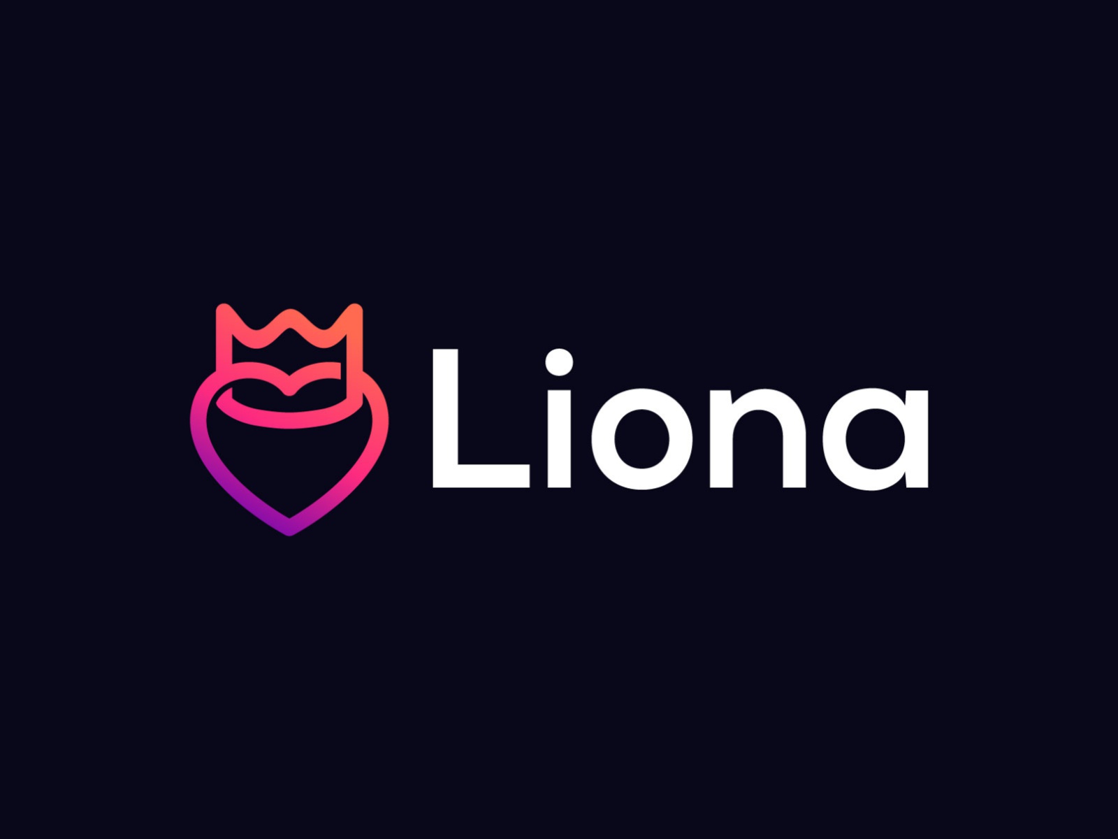 Liona salon jewelry symbol valentine love branding logo spa king crown.jpg