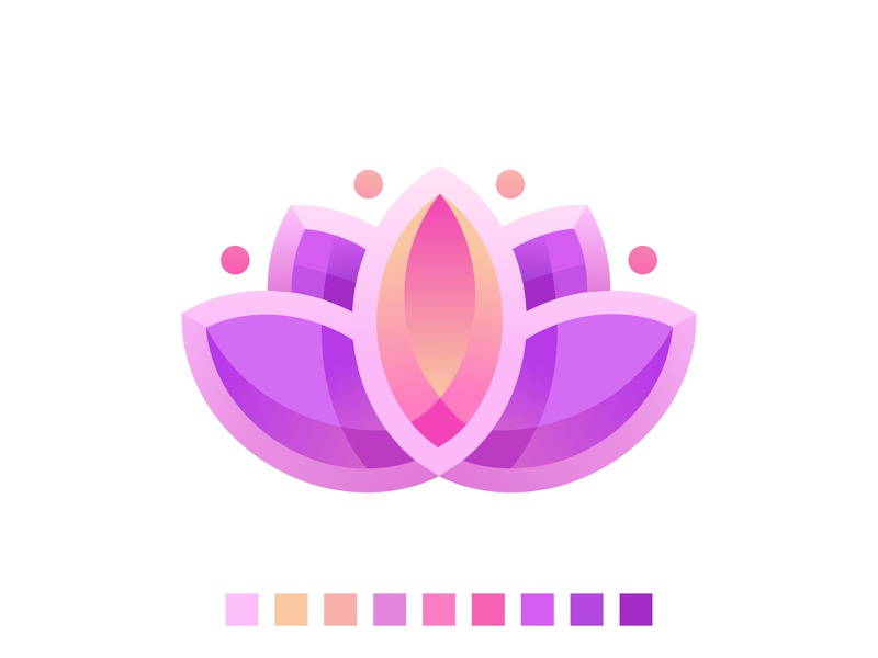 Lotus Flower website web vector ui sketch minimal mark logo illustrati.jpg