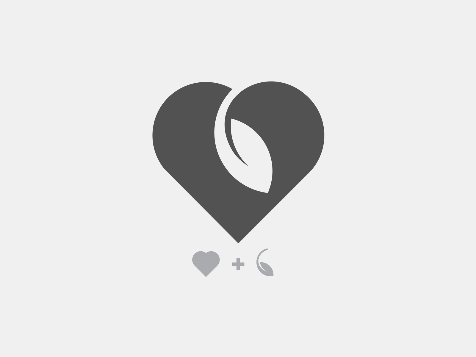 Love Leaf type symbol icon leaf heart love logo.jpg