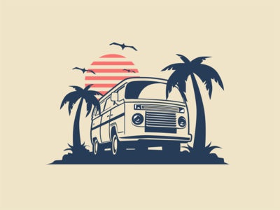 Miami Beach Illustration inspirations coreldraw logoinspirations creat.jpg