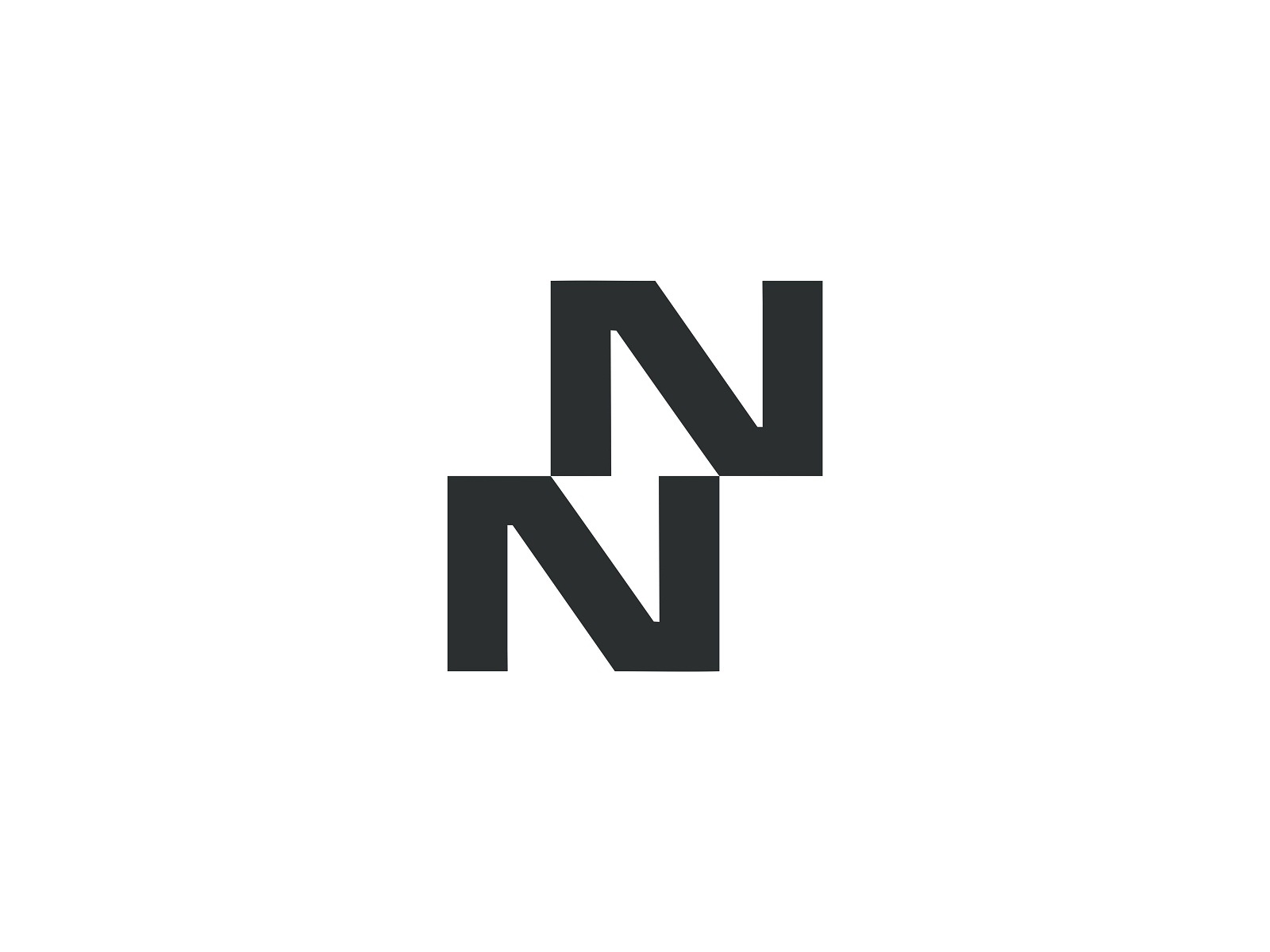 NN with Negative Space lettering app ui typography icon design brandin.jpg