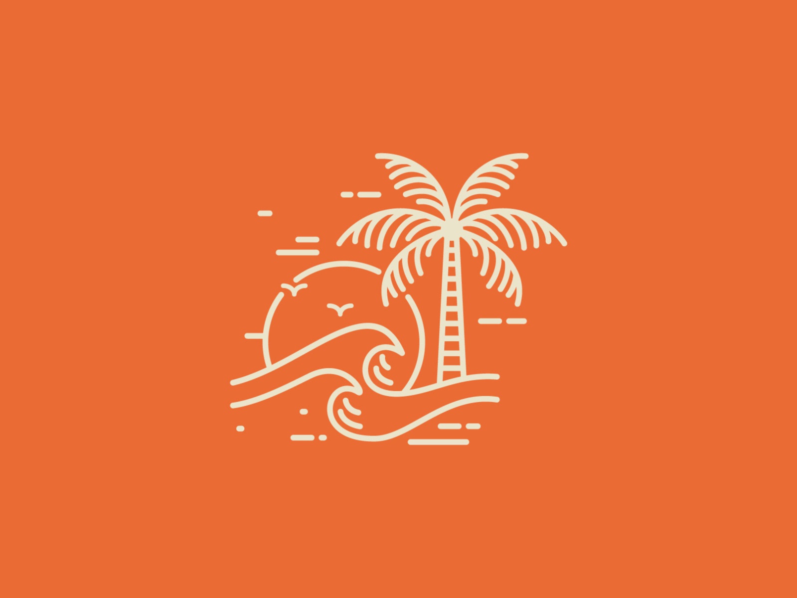 Palm Beach branding simple vintage retro badge icon mark island tree s.jpg