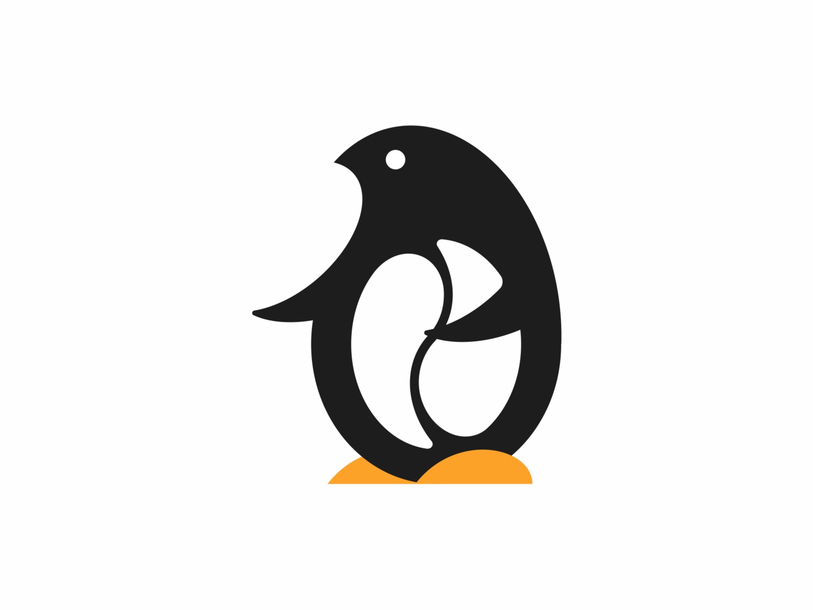 Penguin Coffee penguin logo symbol design illustration branding logode.jpg