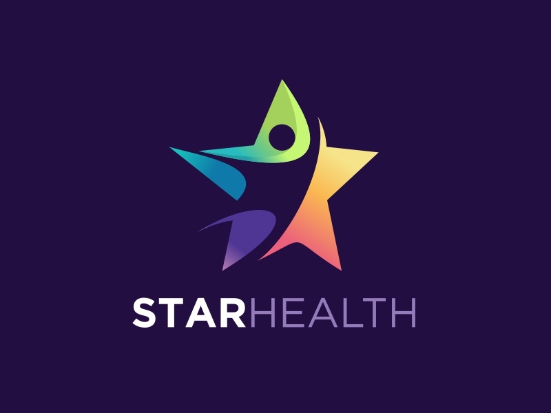 StarHealth creative logotype dream vector ux ui colorful logo illustra.jpg