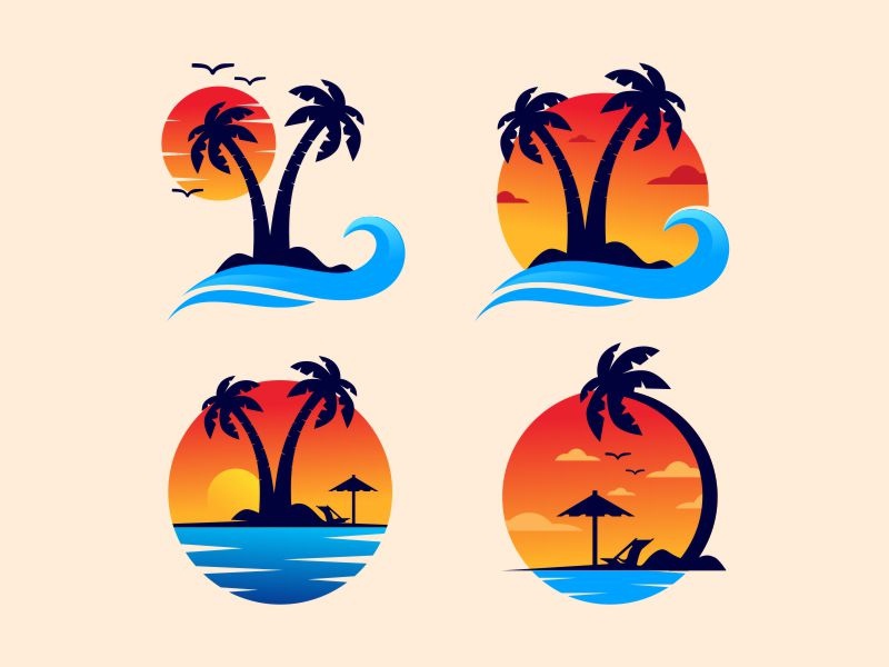Sunset Logo vector symbol beach palm tree palm lounge logo wave logo w.jpg