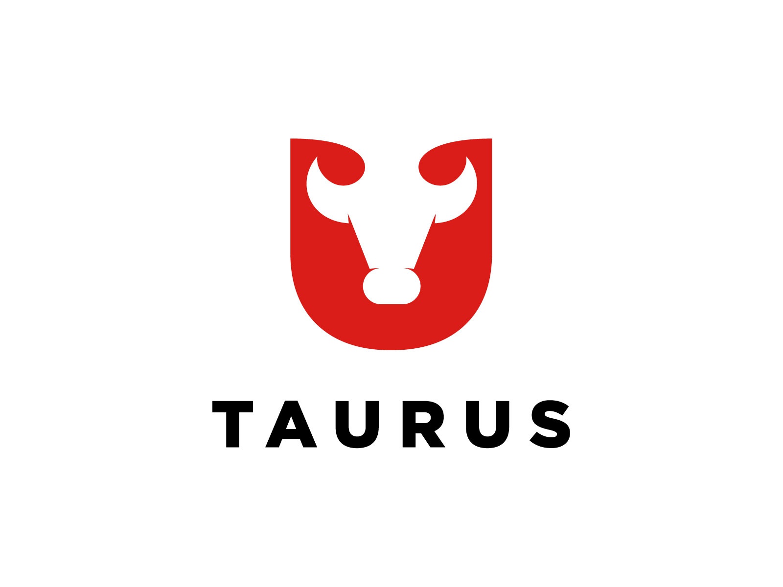 Taurus bull geometric taurus minimal animal logo icon symbol type logo.jpg