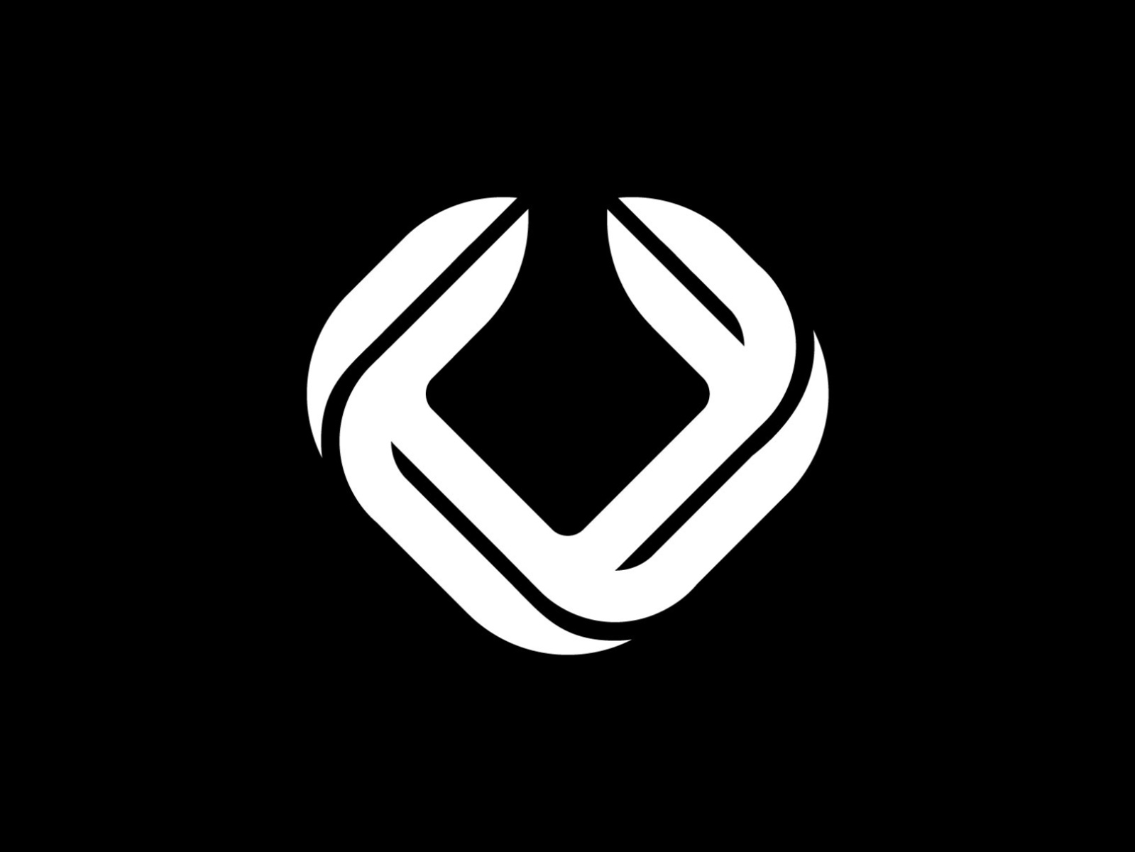 V + Crab design minimal brand identity geometric v letter logo v logo.jpg
