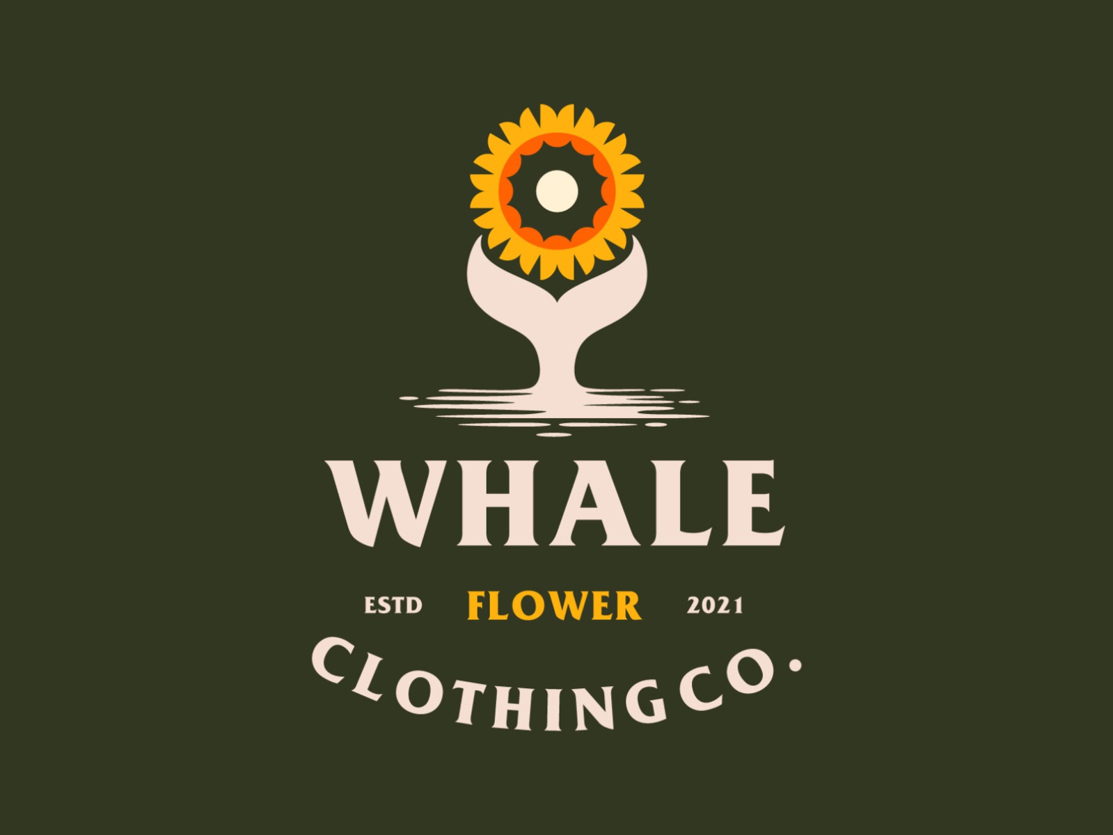 Whale Flower botanical garden modern flower logo flower icon illustrat.jpg