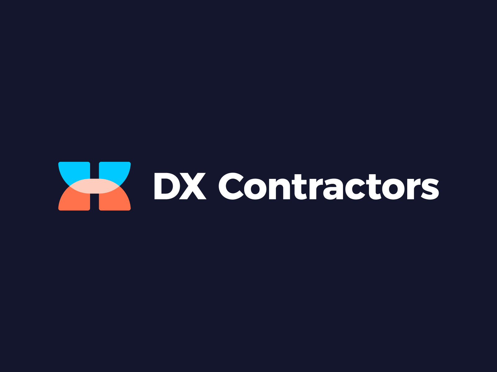 DX Contractors - Logo Design Exploration for sale for sale unused buy.png