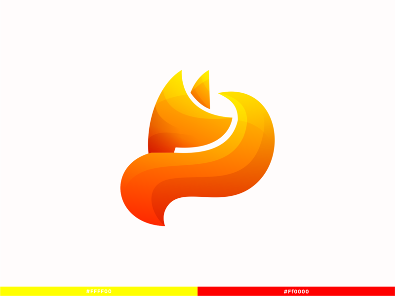 Fox packagedesign esports app esport ui flat monogram letter mark nega.png