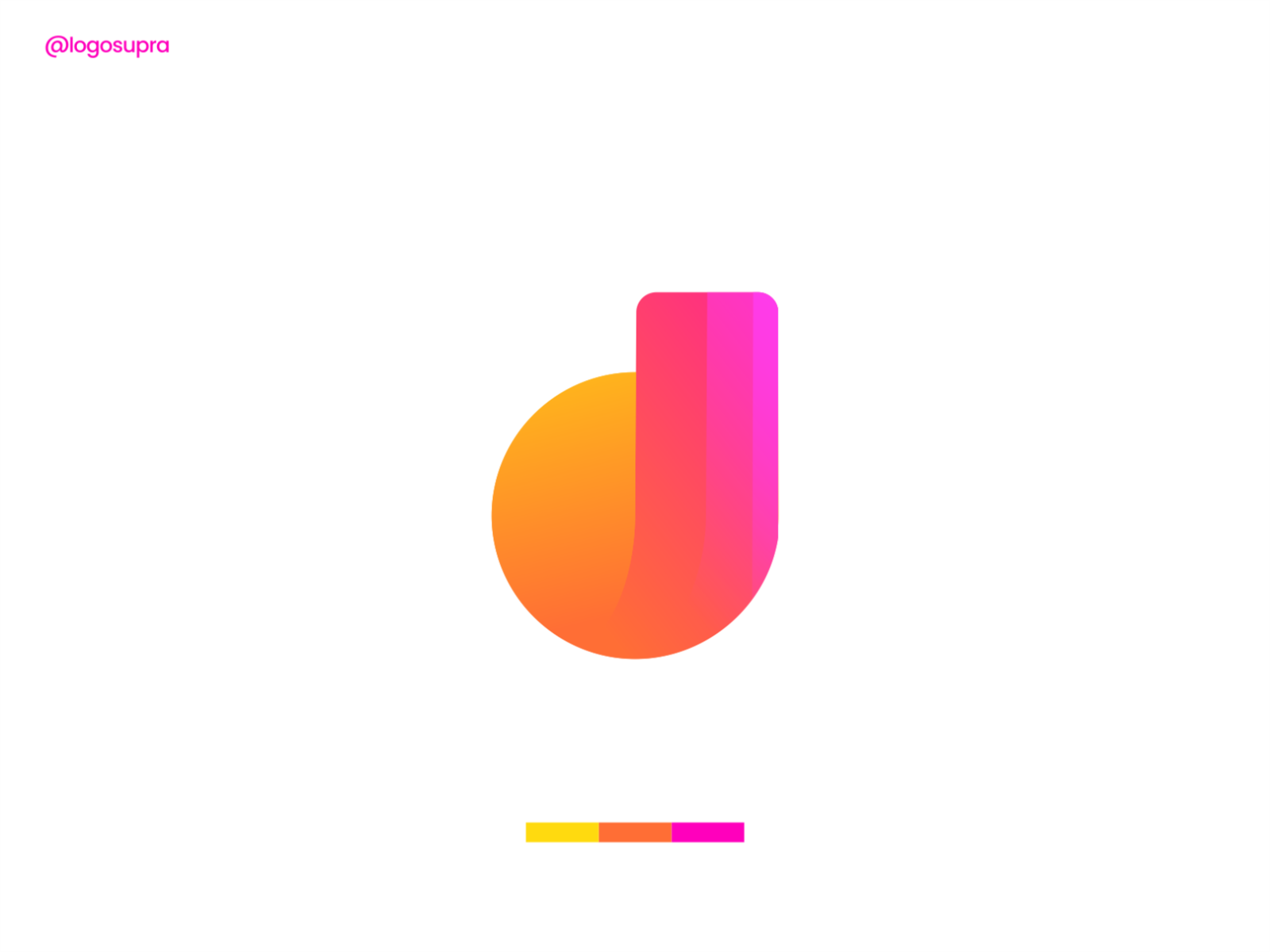 Letter D typography web app brand and identity icon branding logo illu.png