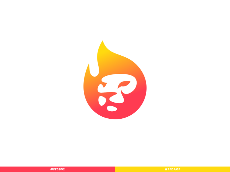 LION FLAME app package design ux monogram logo esportlogo brand and id.png