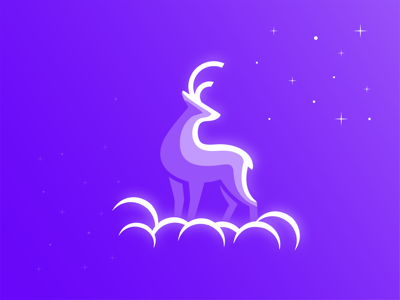Magical Deer website ui app ux packagedesign web flat monogram logo es.png