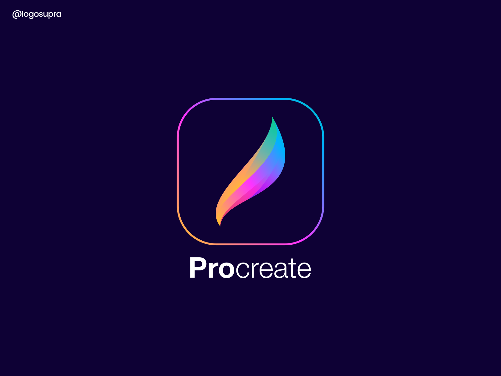 PROcreate redesign challenge illustration web app minimal brand and id.png