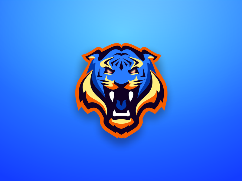 Tiger animation esport brand and identity minimal esports negativespac.png