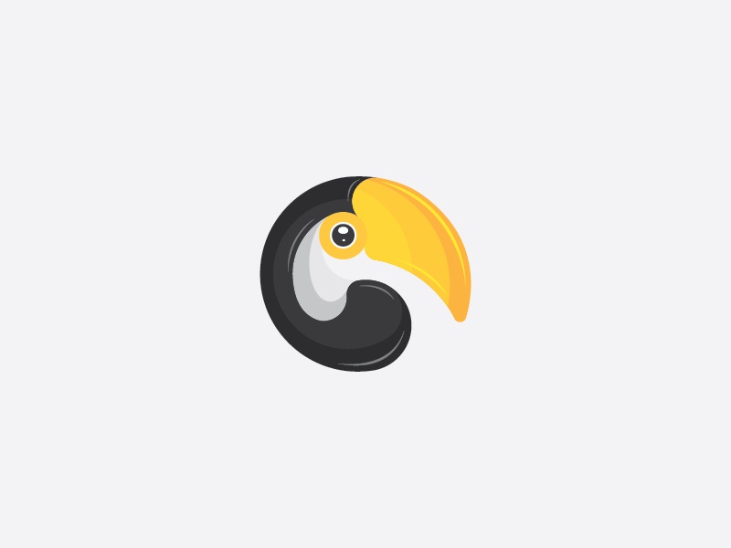 First Toucan logo logo design service bird birds logo for sell animals.jpg