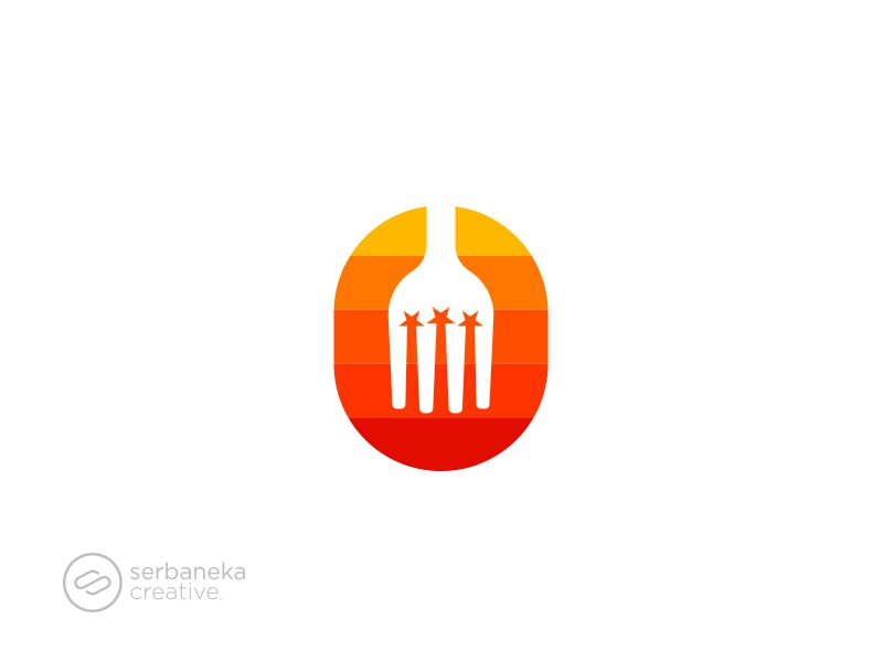 Food Star serbaneka creative food logo inspirations food star star.jpg
