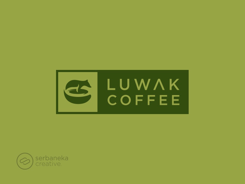 Luwak Coffee Logo creative minimal barista drink coffee addict coffee.jpg