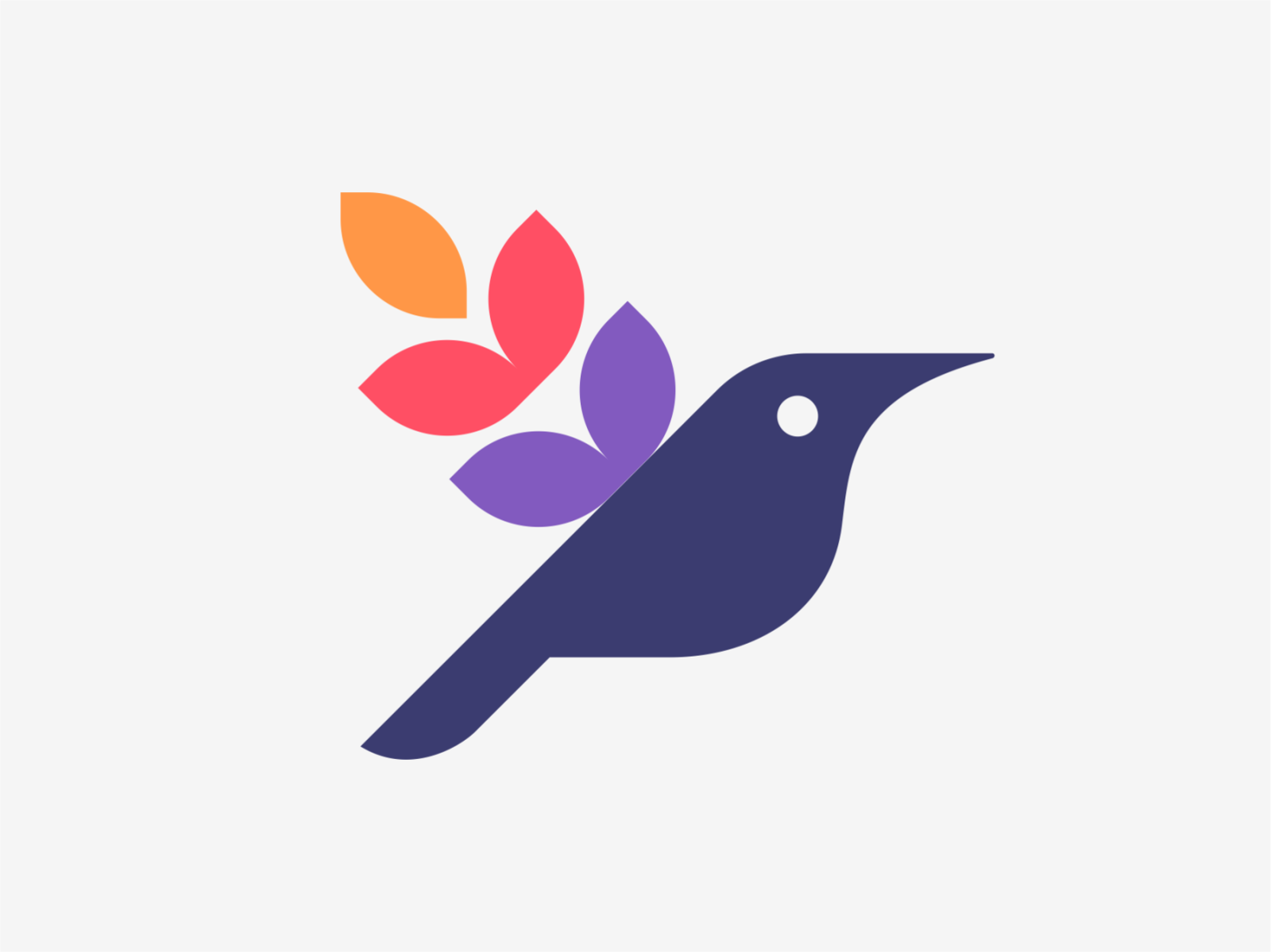 BIRD + FLOWER logo-design animal symbol mark logo icon design art arts.png