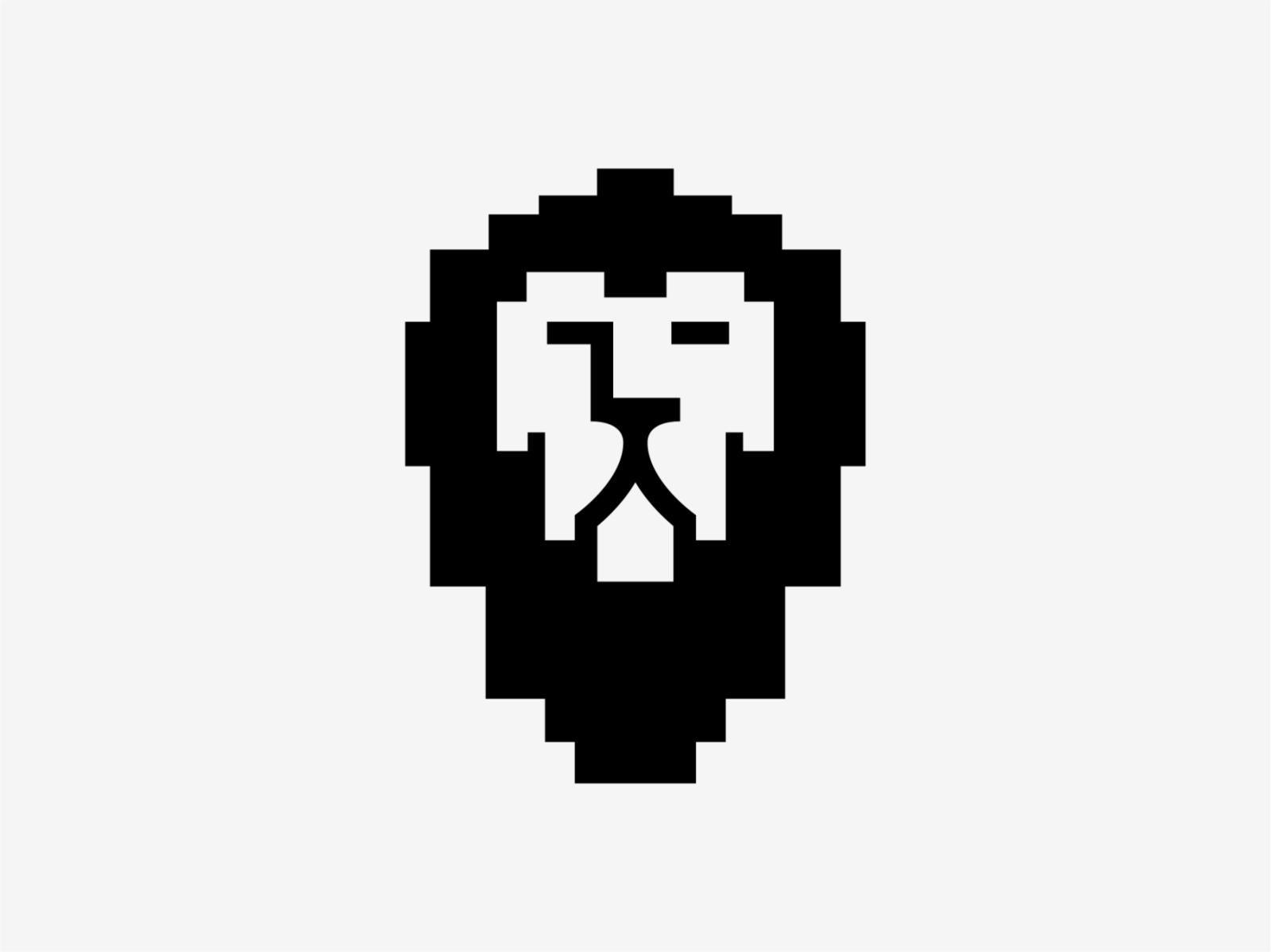 LION DOTS brand symbol animal mark logo icon design art artsigma lion.png