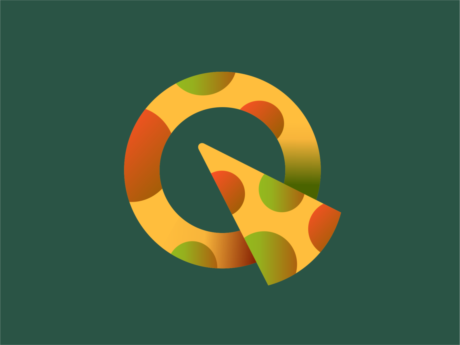 Q-PIZZA branding ui illustration symbol mark logo icon design art arts.png