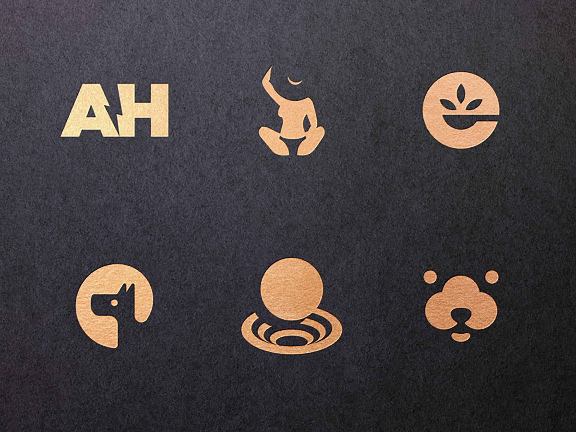 21 Negative Space Logos  Behance Project collection logos marks black.jpg