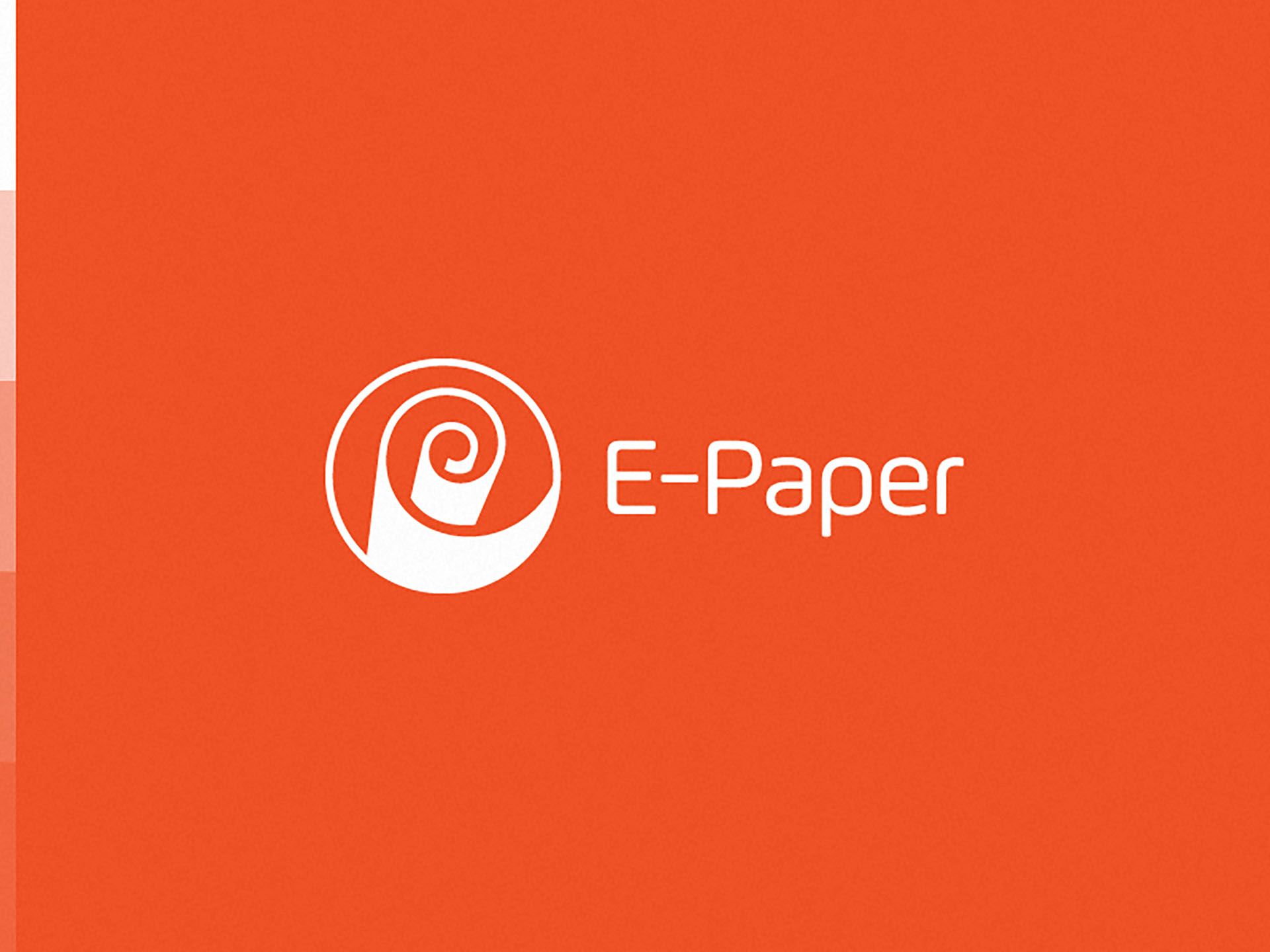 E-Paper  Logo design texture light white red orange wrap symbol icon l.jpg