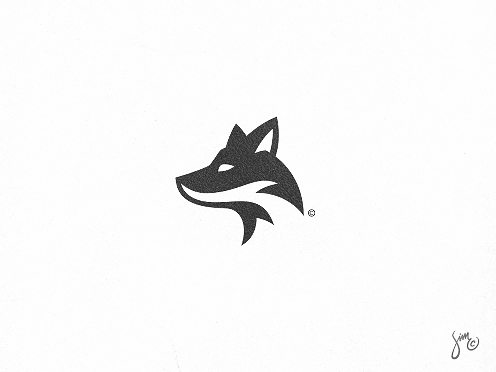 Lupine 02  Concept minimal design icon mark symbol wolf logo simple he.jpg