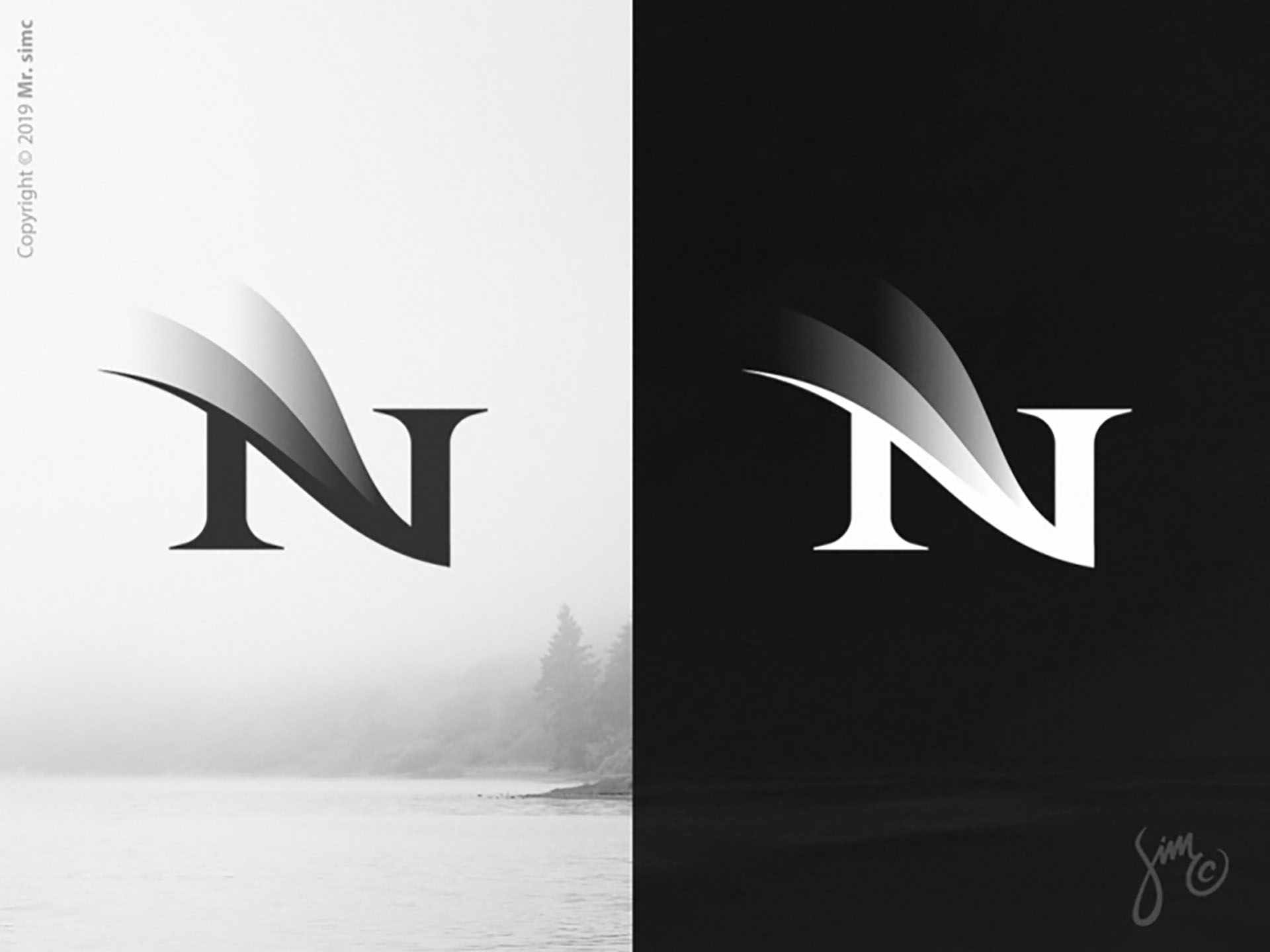 N  Lettermark 02 logo designer symbol northern lights minimal logo des.jpg