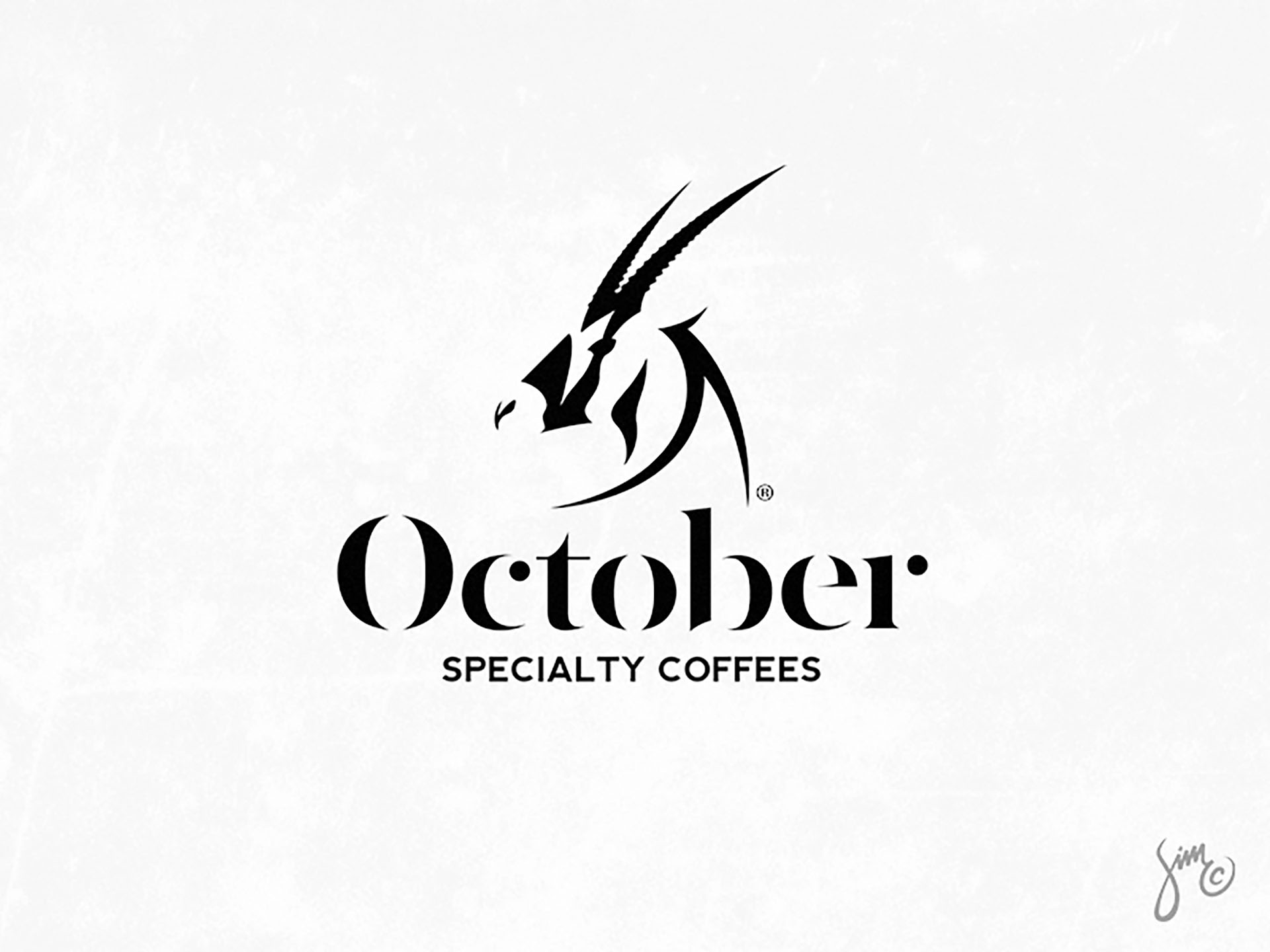 OSC Logo Design october roaster coffee negative space black and white.jpg