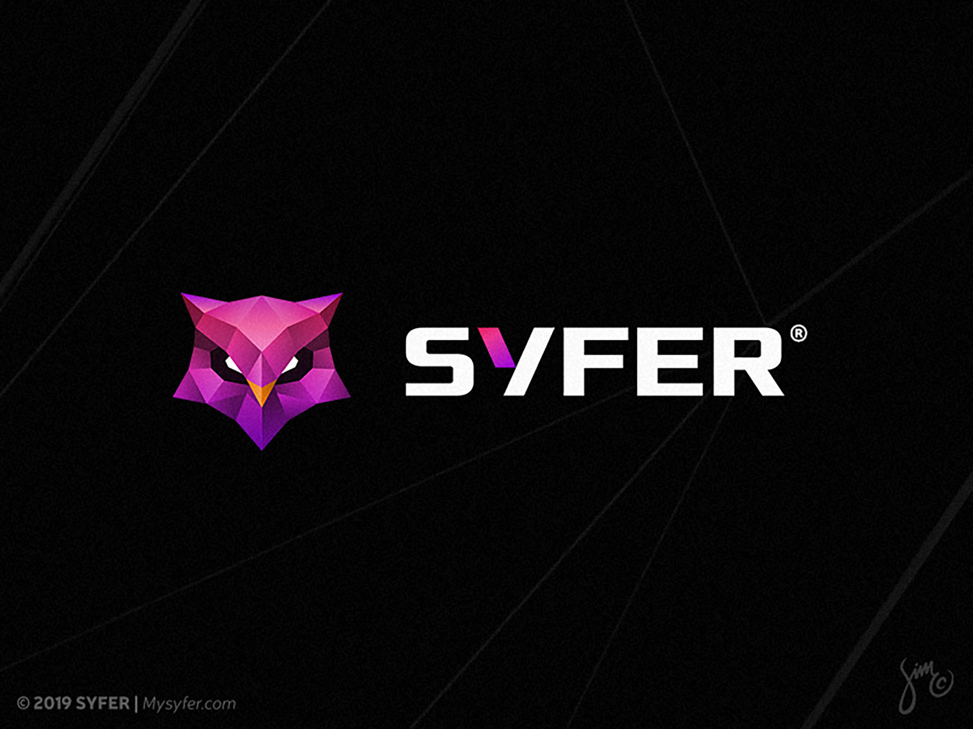 SYFER  Logo Design startup forbes it security tech company technologie.jpg